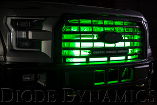 Diode Dynamics RGBW Grille Strip Kit 4pc Multicolor