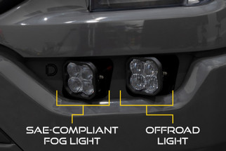 Diode Dynamics 21-22 Ford F-150 SS3 LED Fog Pocket Kit - White Pro