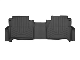 WeatherTech 22-23 Nissan Frontier Crew Cab Rear FloorLiner - Black w/o Fender Premium Audio