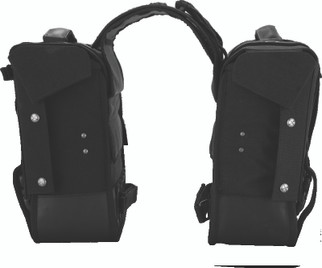 Burly Brand Throw-over Saddlebag - Black