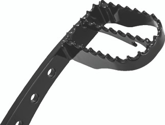 Burly Brand MX Brake Pedal - Black