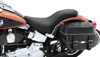 Mustang 00-15 Harley Softail Standard Rear Tire DayTripper 1PC Seat - Black