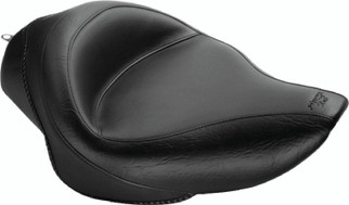 Mustang 04-21 Harley Sportster 3.3 GAL Wide Touring Solo Seat - Black