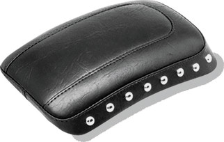 Mustang 00-15 Harley Softail Standard Rear Tire Touring Passenger Seat w/Studs - Black