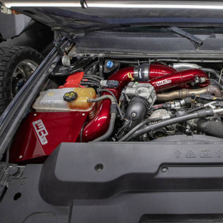 Wehrli 11-16 Chevrolet 6.6L Duramax LML 4in Intake Kit Stage 2 - WCFab Red