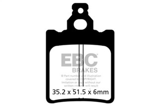 EBC 2000 KTM SX 60 Rear Left R Series Sintered Brake Pads