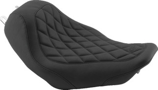 Mustang 04-21 Honda VT750 Aero Wide Touring 2PC Seat w/Driver Backrest - Black