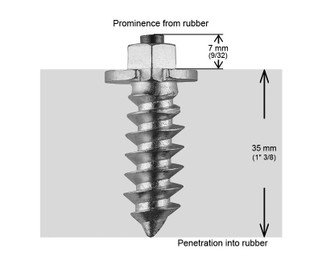 1 9/16"-40mm Shoulder Studs Qty 1000