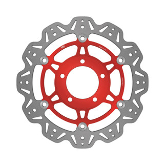 EBC 03-04 Triumph Hinckley Daytona 600 Front Left/Right Vee Floating Red Rotor