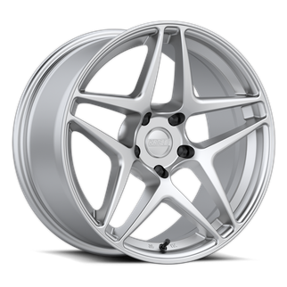 Kansei K15H Astro 19x8.5in / 5x112 BP / 35mm Offset / 66.6mm Bore - Hyper Silver Wheel