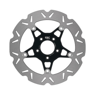 EBC 14-22 Harley-Davidson Sportster XL 883 L Superlow (wTwin Rotor) Frt Lft/Rght Vee Float Blk Rotor