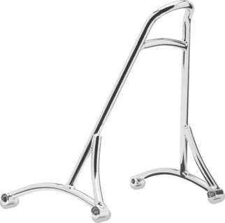 Burly Brand Short Sissy Bar 13in - Chrome
