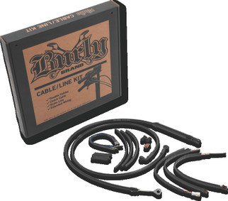 Burly Brand Bagger Control Kit 16in Ape - Black