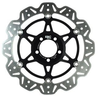 EBC 07-09 Suzuki DL 650 V-Strom Front Left/Right Vee Floating Black Rotor