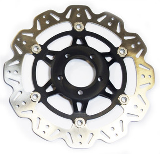 EBC 91-93 Suzuki GSF 400 Bandit Front Left/Right Vee Floating Black Rotor