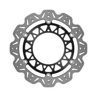 EBC 17-22 Yamaha YZF-R6 H 320mm Rotor Front Left/Right Vee Floating Black Rotor