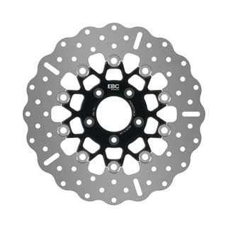 EBC 11-13 Harley-Davidson Sportster XL 883 L Superlow Front Black Chrome Rotor