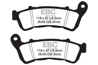EBC 05-06 Honda PS 250 Big Ruckus Front Left/Right FA-SFA-X Brake Pads