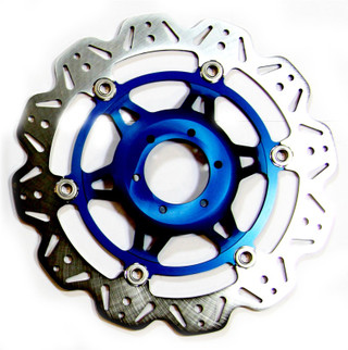 EBC 99-03 Honda CBR 1100 XX Blackbird Front Left/Right Vee Floating Blue Rotor