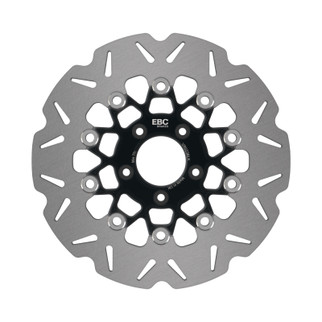 EBC 01-03 Harley-Davidson Sportster XLH 883 Front Left Vee Floating Black Rotor