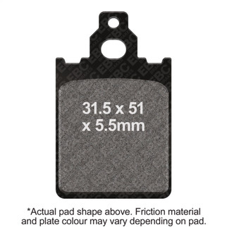 EBC 05-06 Vespa PX 150 All Models Front Left FA-SFA-X Brake Pads