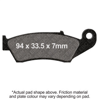 EBC 95-97 Honda CR 125 R Front Left/Right MXS Sport Brake Pads