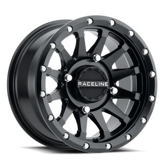 Raceline A95B Trophy 14x7in / 4x156 BP / 10mm Offset / 132.5mm Bore - Satin Black Wheel