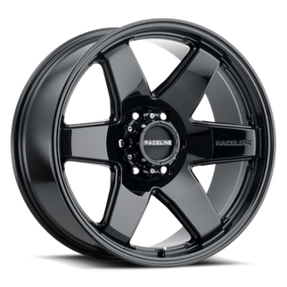Raceline 942B Addict 18x9in / 6x139.7 BP / 12mm Offset / 106.1mm Bore - Gloss Black Wheel