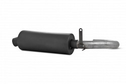 Single Slip-on System W/ 4.25" Sport Muffler Blk