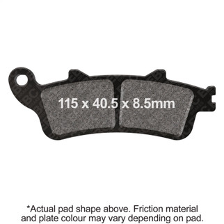 EBC 04-05 Honda NRX 1800 Rune DA/DB/EA/EB Front Left/Right Semi-Sintered Vee Brake Pads