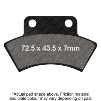EBC 04- Unison Mobility 500 Side x Side Parking Brake Front Left R Sintered Brake Pads Brake Pads
