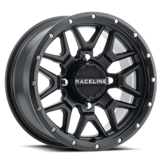 Raceline A94B Krank 15x7in / 4x137 BP / 10mm Offset / 110.18mm Bore - Satin Black Wheel