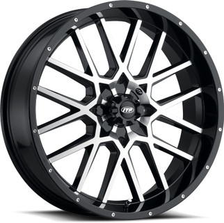 Hurricane Black/machined 18x6.5 4/156 4 + 2.5 (+10mm)