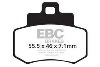 EBC 05-10 KYMCO Street Grandvista 250 Rear Left FA-SFA-TT-X Brake Pads