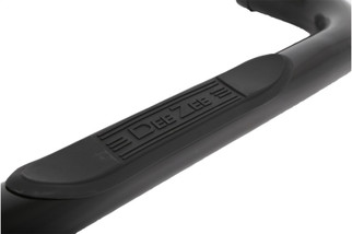 Dee Zee 14-19 Chevrolet Silverado Tubes - 3In Round Black Steel ExtCab