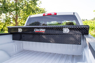 Dee Zee Universal Tool Box - Red Crossover - Single Lid Black BT Full Size
