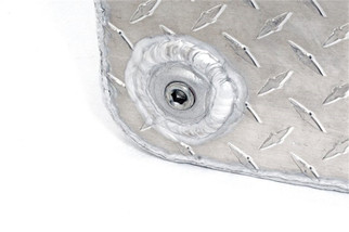 Dee Zee Universal Tanks - Long Rectangle Brite-Tread Aluminum