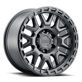 Raceline 953B Krank 17x9in / 5x127 BP / -12mm Offset / 78.1mm Bore - Satin Black Wheel
