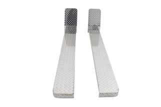 Dee Zee 09-21 Chevrolet/GMC Express/Savana Van Running Board Cab Section Brite-Tread Aluminum