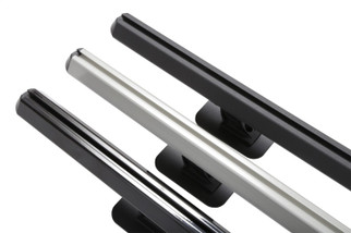 Dee Zee 2003-23 Dodge/Ram Ram Hex Series Side Rails - Gloss Black 8Ft Bed
