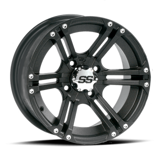 ITP SS 212 14x6 / 4x156 BP / 4+2 Offset Black Wheel