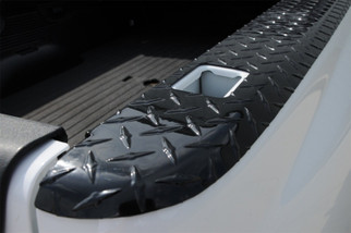 Dee Zee 02-09 Dodge Ram Bed Cap Wrap W/Stake Pockets Black-Tread Aluminum 8Ft Bed