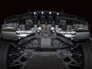 AWE Tuning 2023 C8 Corvette Z06 SwitchPath Cat-Back Exhaust - Diamond Black Tips