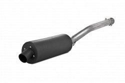 Single Slip-on System W/ 4.25" Sport Muffler Blk