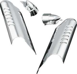 Kuryakyn Lower Leg Deflector Shields 00-13 Touring Chrome