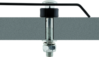 BikeMaster Heavy Duty Wheel Chock - Silver