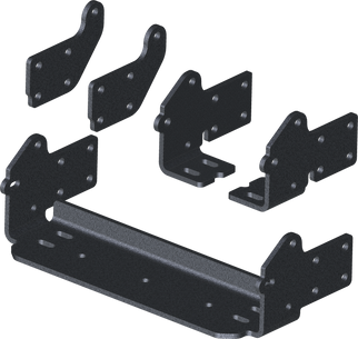 KFI ATV Push Tube Extension Kit 5.4 in.