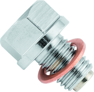 BikeMaster Magnetic Oil Drain Plug 12mm - Stainless