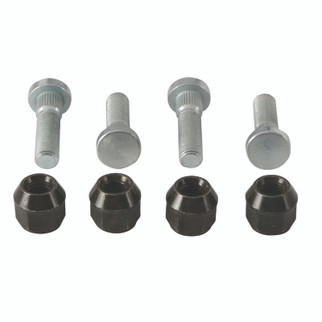 QuadBoss 09-13 Kawasaki KVF650 Brute Force 4x4i Front Wheel Stud & Nut Kit