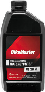BikeMaster 20W50 Performance Oil - Quart